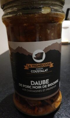 Daube de porc noir de Bigorre front packaging