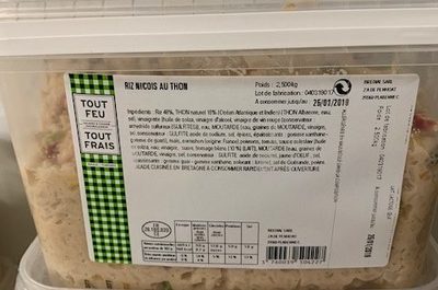 Riz niçois au thon