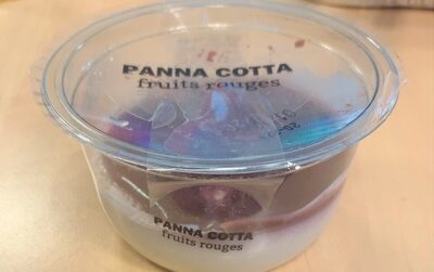 Panna cotta fruits rouges