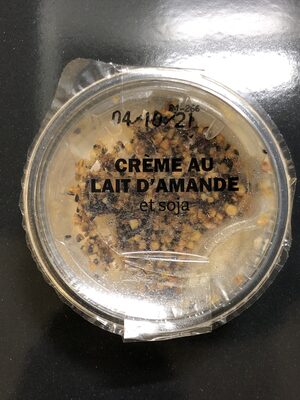 Crème au lait d'amande et soja