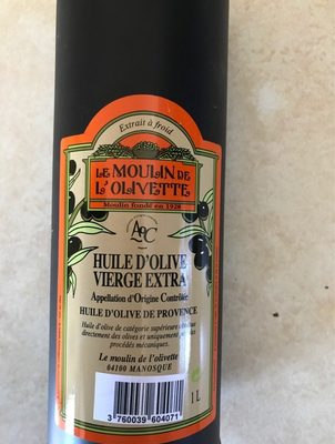 Huile d'olive vierge extra