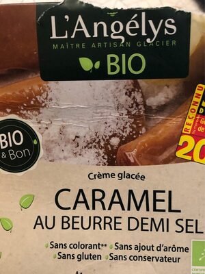 Crème glacée Caramel au beurre demi sel