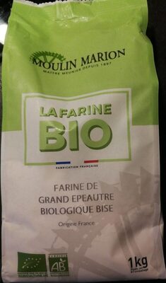 Farine de grand épeautre bise front packaging