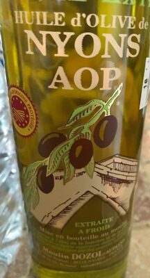 Huile d'olive extra vierge Nyons AIP