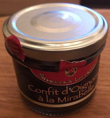 Confit d'oignons à la mirabelle