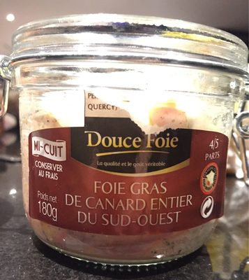 Foie gras de canard entier du sud ouest