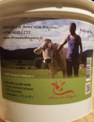 Fromage en faisselle front packaging