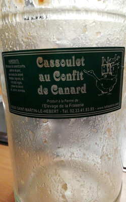 Cassoulet au confit de canard