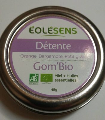 Gom'bio Détente front packaging