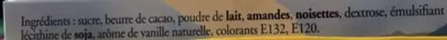 Quernons d'ardoise ingredients label