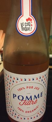 100% Pur jus Jus Pomme Filtré front packaging