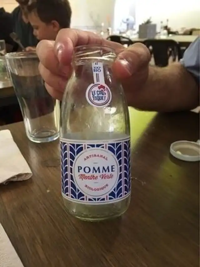 Pomme menthe verte front packaging