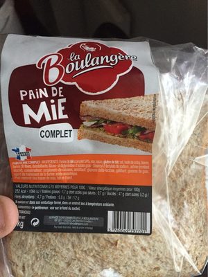 Pain de mie complet