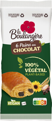 6 Pains au chocolat Vegan 270g