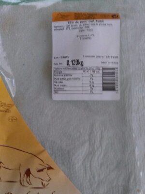 Rôti de porc cuit fumé