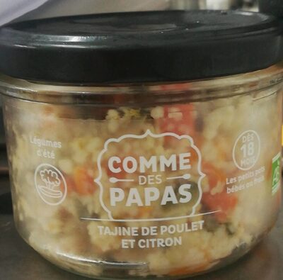 Tajine de poulet et citron