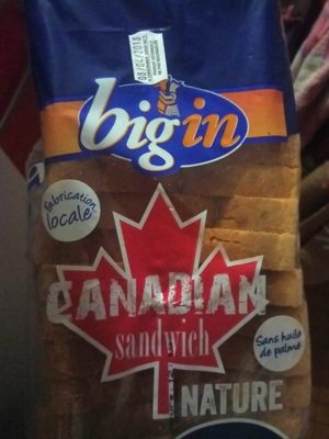 Pain de mie nature front packaging