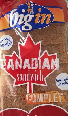 Pain de mie complet front packaging