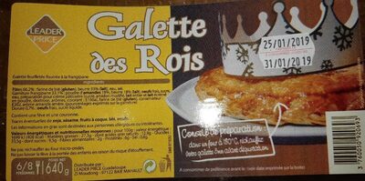 Galette feuilletée frangipane