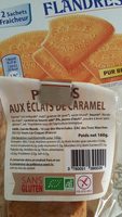 Palets aux éclats de caramel