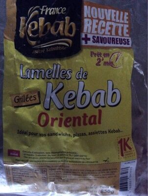 Lamelle Kebab Oriental Grill. e front packaging