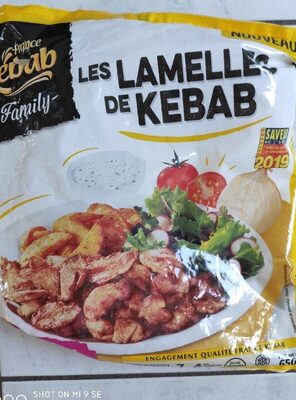 Les lamelles de Kebab Family  sans additifs