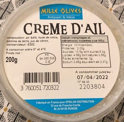 Creme d’ail
