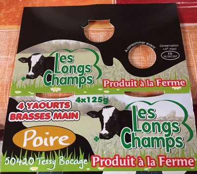 Yaourt brassé main - poire