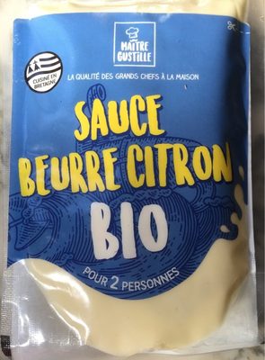Sauce beurre citron bio