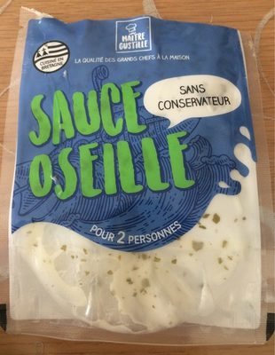 Sauce oseille front packaging