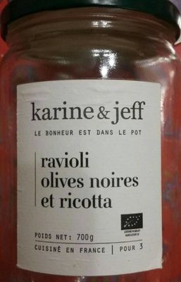 Raviolis aux olives et ricotta