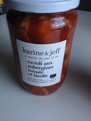 Ravioli aux aubergines, tomates et basilic