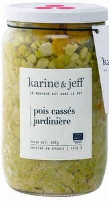 Pois cassés jardinière front packaging