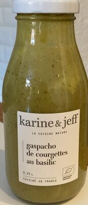 Gaspacho de courgettes au basilic