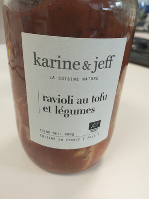 Ravioli au tofu et légumes