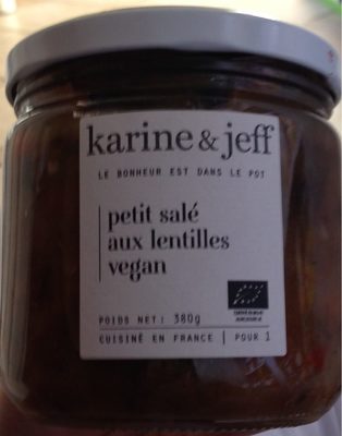 Petit salé aux lentilles vegan front packaging