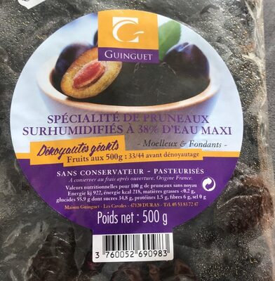 Pruneaux dénoyautés géants