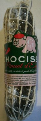 Chocisson Piment d'Espelette front packaging