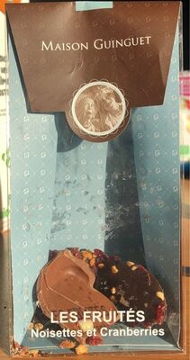 Les Fruités Noisettes et Cranberries