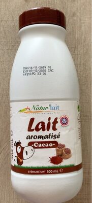 Lait aromatisé cacao