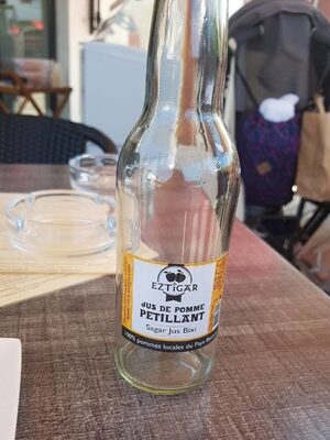 Jus de pomme pétillant