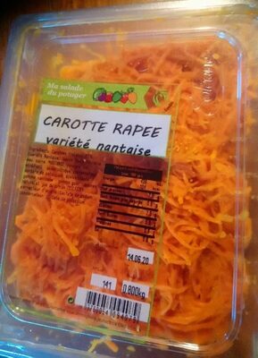 Carottes râpées variété nantaise