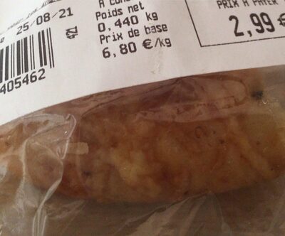 Fougasse olives front packaging