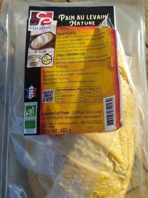 Pain au levain nature