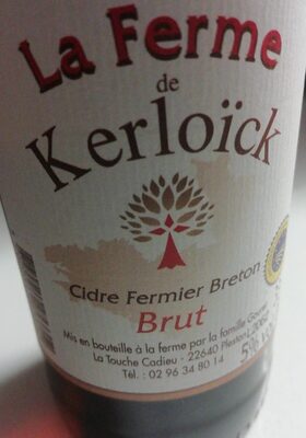Cidre fermier breton