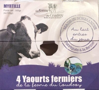 Yaourt de Normandie myrtilles