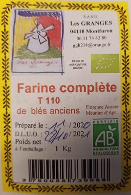 Farine compléte T110
