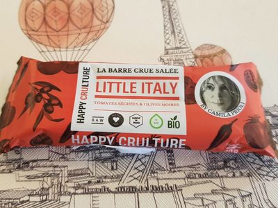 La barre crue salée tomates séchées & olives noires
