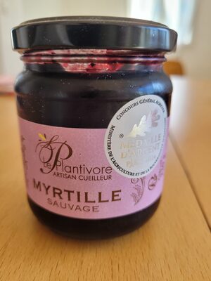 Confiture myrtille sauvage