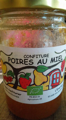 Confiture Poires au Miel front packaging
